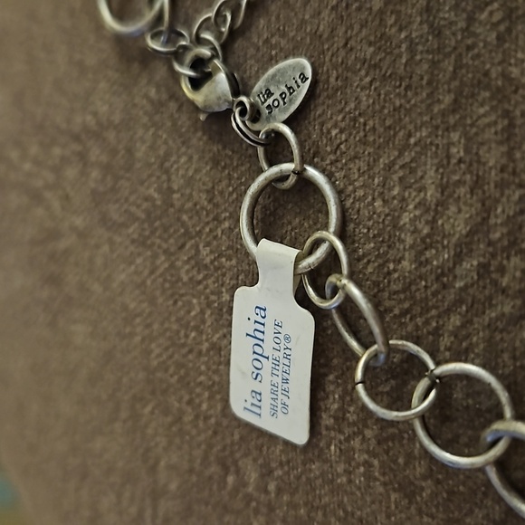 LIA SOPHIA Olive Faceted Oval Chain Necklace - Picture 5 of 7